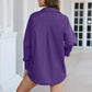 Full Size Dropped Shoulder Longline Shirt