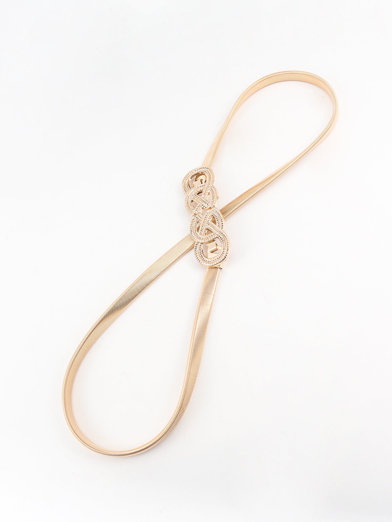 Jessica Anne Beauty Knot Buckle Metal Belt