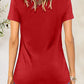 Crisscross Short Sleeve T-Shirt