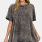 Zenana Round Neck Dropped Shoulder Blouse