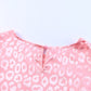 Women's SIBYL Leopard Butterfly Sleeve Blouse