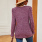 Full Size Square Neck Puff Sleeve Top