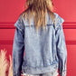 BiBi Button Up Long Sleeve Denim Jacket - Brand BiBi