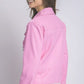 LOVE TREE Collared Neck Zip Up Jacket