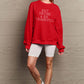 Simply Love Full Size EAT DRINK & BE THANKFUL Round Neck Sweatshirt