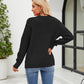 Round Neck Dropped Shoulder Sweater