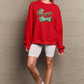 Simply Love Full Size Christmas Themed MAMA CLAUS Round Neck Sweatshirt