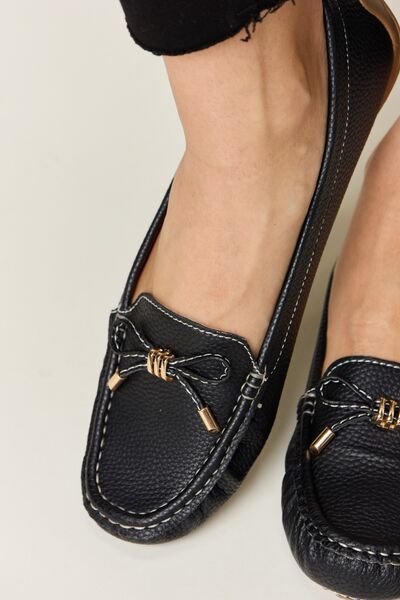 Forever Link Slip On Bow Flats Loafers *