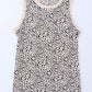 Malibu Dreams Women's Full Size Printed Round Neck Tank