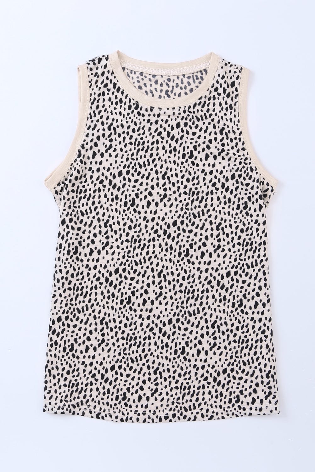 Malibu Dreams Women's Full Size Printed Round Neck Tank