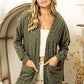 BiBi Checkered Long Sleeve Open Front Cardigan - Brand BiBi