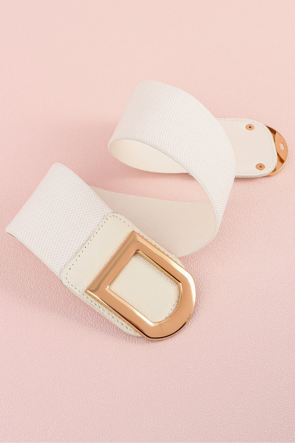 Jessica Anne Beauty Double D Buckle PU Belt