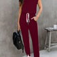 Drawstring Round Neck Sleeveless Jumpsuit