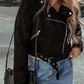 Zip Up Collared Neck Jacket