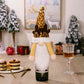 CHRISTMAS Sequin Pointed Hat Faceless Gnome Wine Bottle Cover