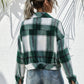 Outer Adventure Plaid Dropped Shoulder Shirt Jacket
