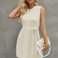 Women's SoDreamy Tied Round Neck Sleeveless Sweater Dress