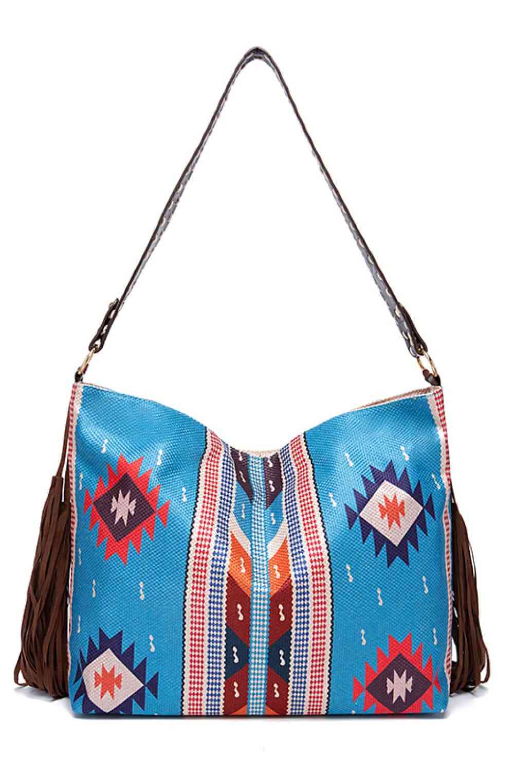 Amelia Southwestern Geometric Canvas Tote Bag