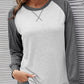 Women's SLENA Full Size Lucia Color Block Raglan Sleeve Top