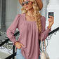 Full Size Square Neck Puff Sleeve Blouse