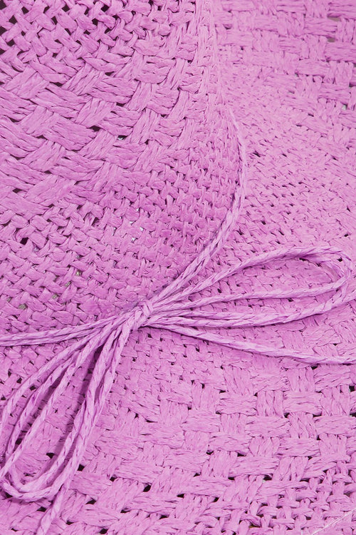 Fame Straw Braided Sun Hat *