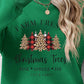 CHRISTMAS THEMED Graphic Round Neck Long Sleeve Sweatshirt