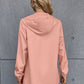 Zip Up Long Sleeve Hooded Watertight Jacket