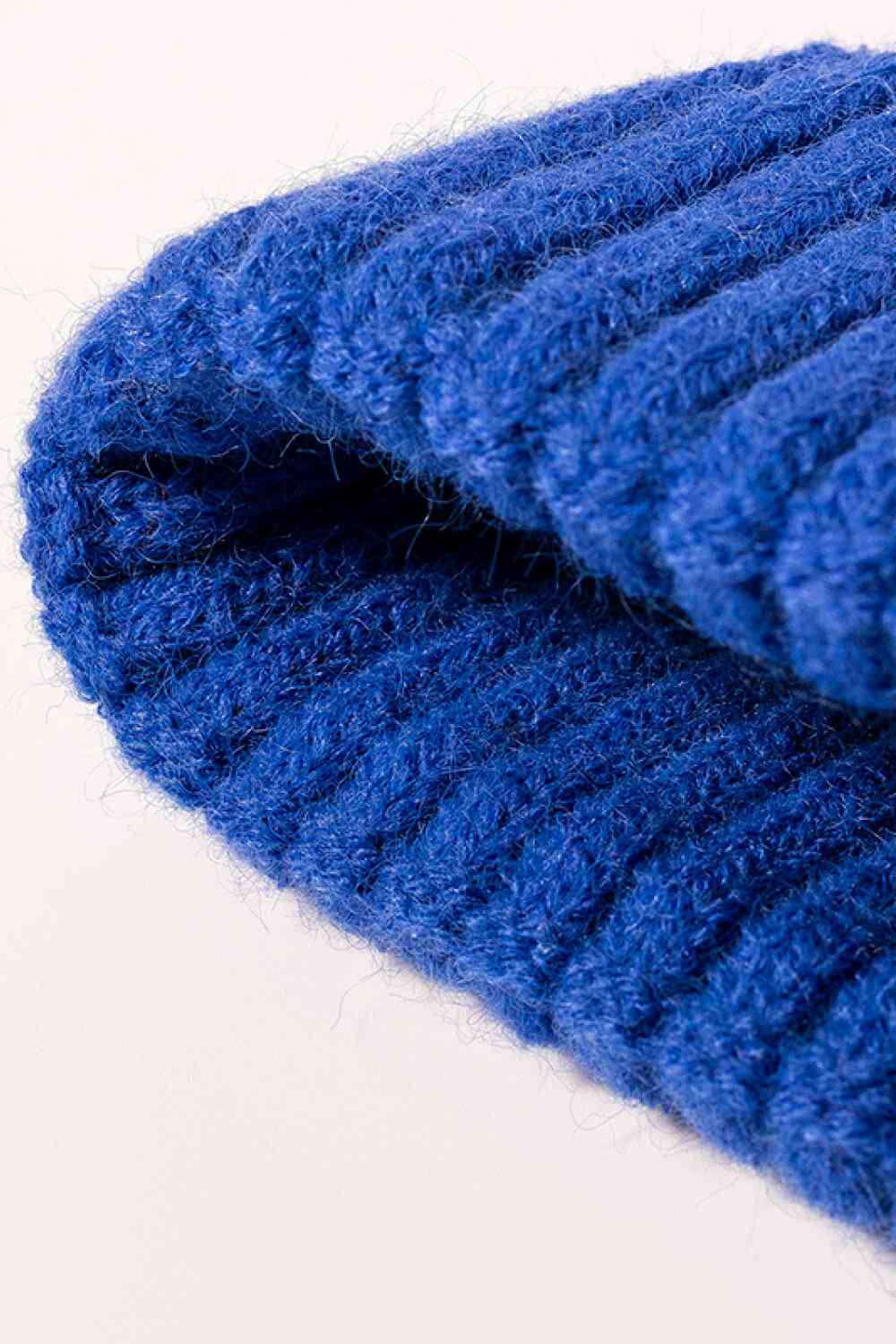 Rib-Knit Cuff Beanie