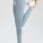 Basic Style High-Stretch Wide Waistband Sport Leggings