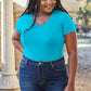 Basic Bae Full Size Round Neck Short Sleeve Bodysuit