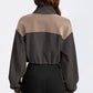 ShaysCoatsnMore Contrast Drawstring Zip Up Jacket