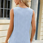 Round Neck Wide Strap Tank