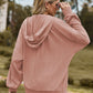 Outer Adventure Full Size Cable-Knit Long Sleeve Hooded Jacket