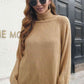 Turtleneck Rib-Knit Sweater