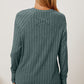 Basic Bae Full Size Ribbed Thumbhole Sleeve T-Shirt