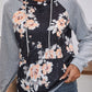 Printed Raglan Sleeve Hoodie
