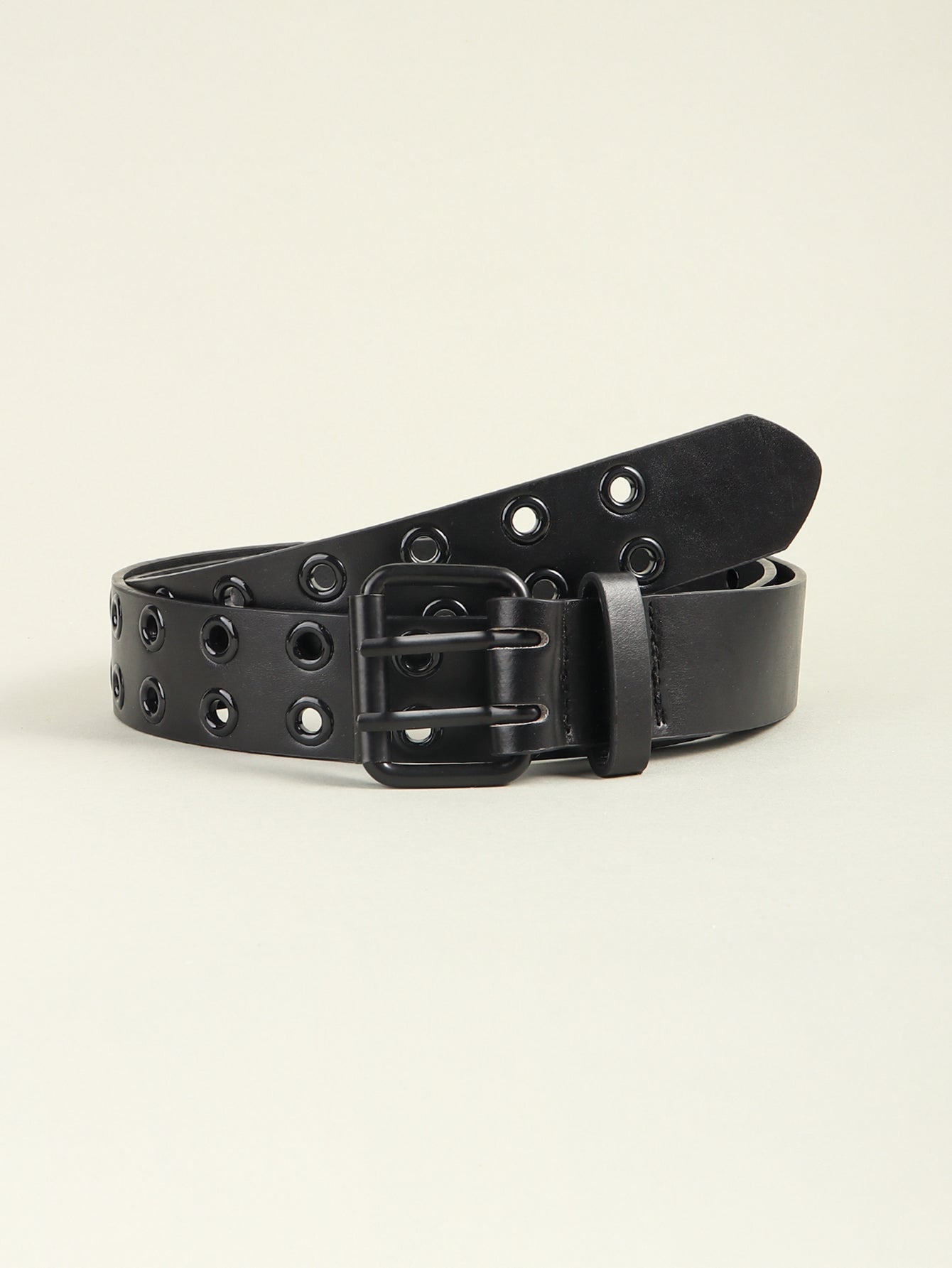 Women's Grommet PU Leather Belt