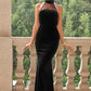 OhSoMaxi Black Lace Detail Sleeveless Maxi Dress