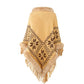 BeautifulMe Fringe Geometric Cape Sleeve Poncho