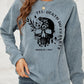 Skull Graphic HALLOWEEN Dropped Shoulder Sweatshirt