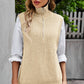 Quarter-Zip Ribbed Sweater Vest
