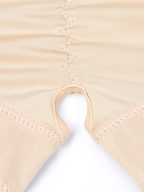 Full Size Lace Detail Hook-and-Eye Shaping Shorts Shapewear