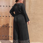 Plus Size Square Neck Jumpsuit