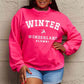 Simply Love Full Size WINTER WONDERLAND ALUMNI Graphic CHRISTMAS Long Sleeve Sweatshirt