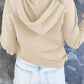 Full Size Dropped Shoulder Long Sleeve Hoodie with Pocket