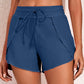 HANNAH MEA Drawstring Waist Swim Shorts