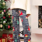 Christmas SANTA'S SLED Straight Leg Pants