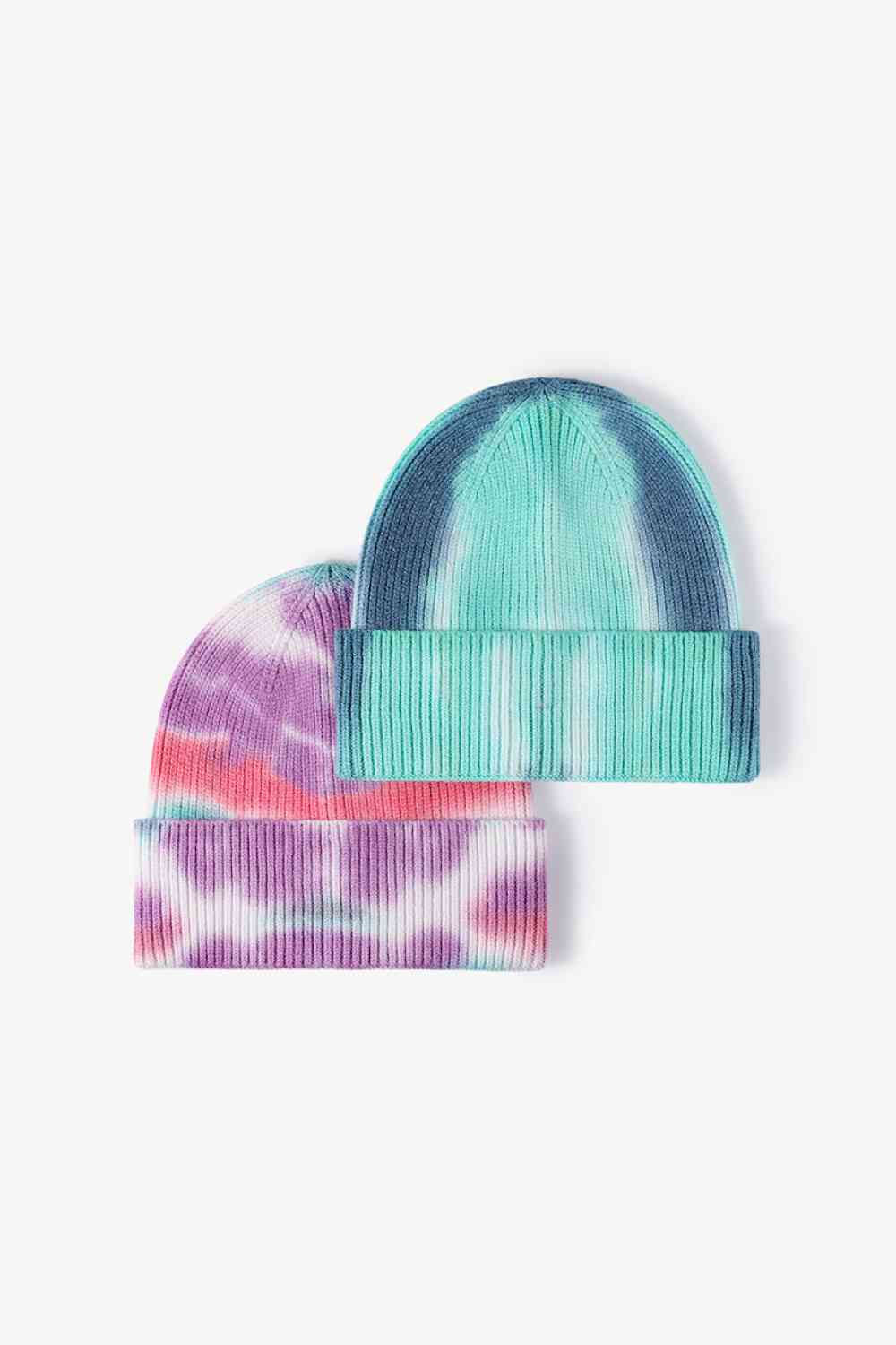 CHIC HATZ Tie-Dye Hat Cuffed Knit Beanie