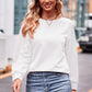 Full Size Round Neck Long Sleeve Tee