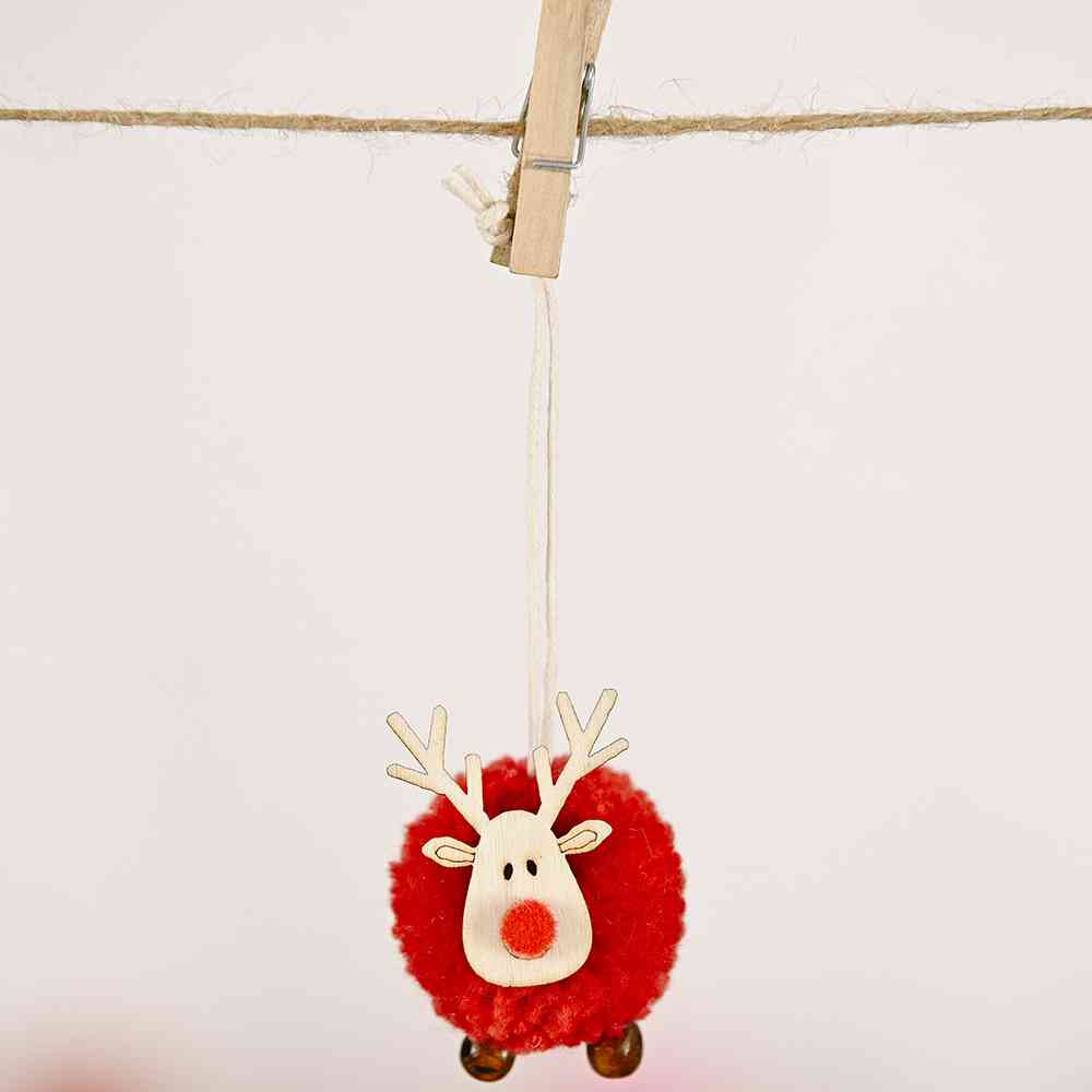 4-Piece Reindeer Hanging Christmas Widgets